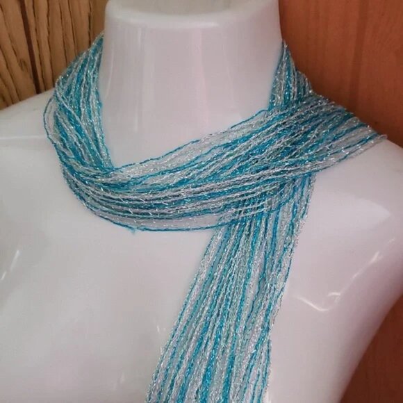 4 pcs - Accessory / jewelry lot in blue and green - Picture 4 of 10